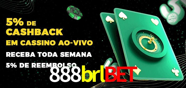 Promoções do cassino ao Vivo 888brlbet